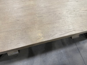 Wood Dining Table with 2 Leaf Extensions