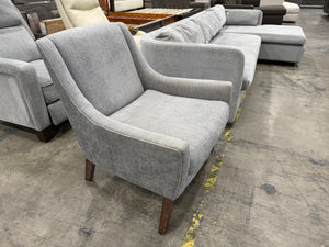 Modern Grey Accent Chair