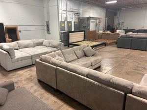Large Gray Sectional
