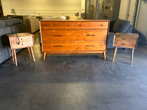 MCM Dresser & Nightstand Set