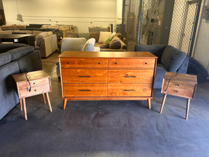 MCM Dresser & Nightstand Set