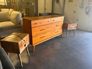 MCM Dresser & Nightstand Set
