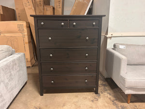 6-Drawer Black Dresser