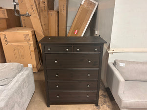 6-Drawer Black Dresser