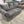 Charcoal Sofa with Studded Arms