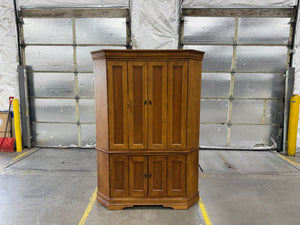 Corner Entertainment Cabinet