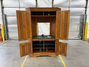 Corner Entertainment Cabinet