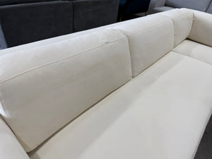 White sectional sofa