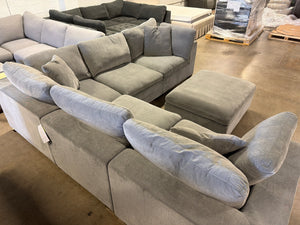 Lowell 6-Piece Modular Sectional - Dark Gray
