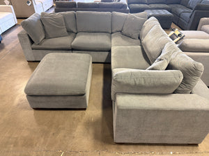 Lowell 6-Piece Modular Sectional - Dark Gray
