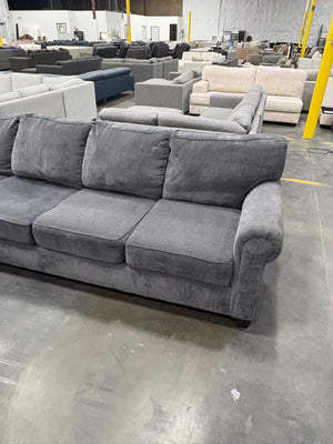 Broyhill Dark Gray Chaise Sectional
