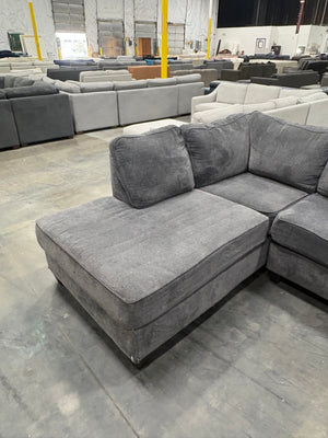 Broyhill Dark Gray Chaise Sectional