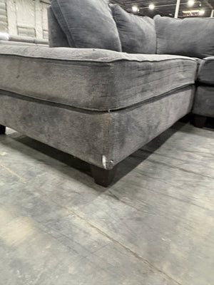 Broyhill Dark Gray Chaise Sectional