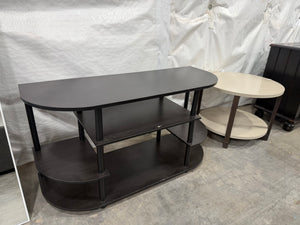 Black TV stand / entertainment center