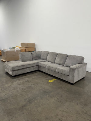 Ashley Light Gray Chaise Sectional