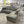 Gray ASHLEY Chaise Sectional w/ Stitching