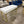 Modern White & Gold Writing Desk with 2 Drawers