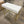 Modern White & Gold Writing Desk with 2 Drawers