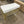 Modern White & Gold Writing Desk with 2 Drawers