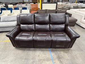 Alba Leather Power Sofa