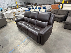 Alba Leather Power Sofa