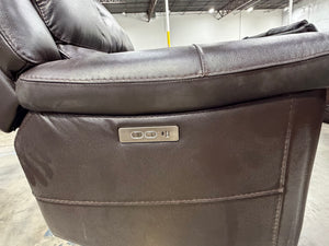 Alba Leather Power Sofa