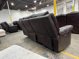 Alba Leather Power Sofa