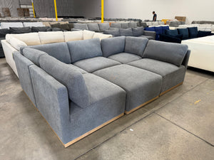 Henredon 6-Piece Fabric Sectional - Gray