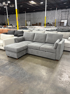 Luke Sofa Chaise - Gray