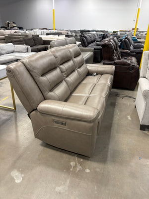 Mason Leather Power Sofa