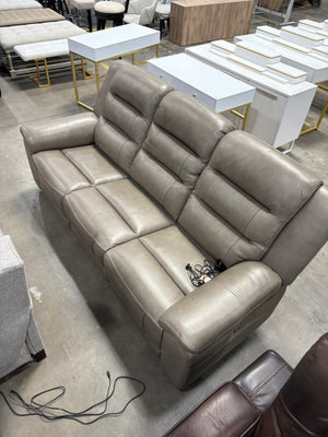 Mason Leather Power Sofa