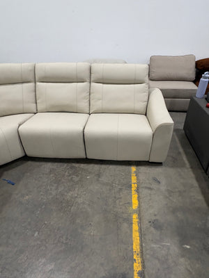 Monica Leather Power Sectional