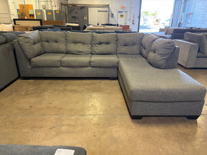 Gray Sleeper Sectional