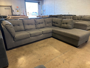 Gray Sleeper Sectional