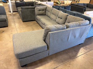 Gray Sleeper Sectional
