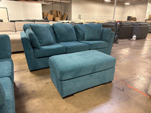 Teal Sleeper Sofa & Loveseat Set
