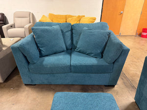 Teal Sleeper Sofa & Loveseat Set