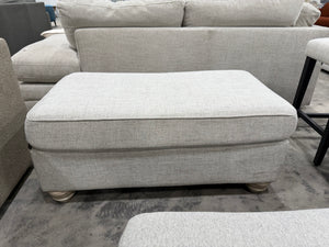 Upholstered Ottoman with Plush Cushion