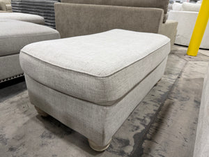Upholstered Ottoman with Plush Cushion