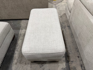 Upholstered Ottoman with Plush Cushion