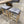 Set of 2 Rustic Leather Counter Stools with Nailhead Trim