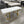 Modern White Bouclé Bench with Gold Geometric Legs
