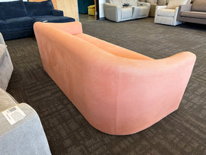Anthropologie Peach Contemporary Sofa