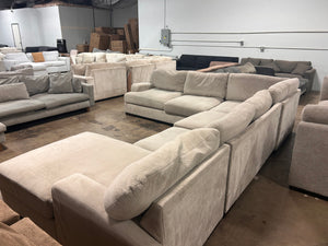 Light Fabric Secctional