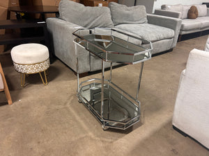 Silver Bar Cart