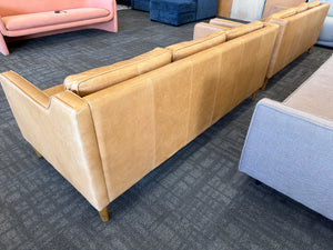 West Elm MCM Leather Sofa