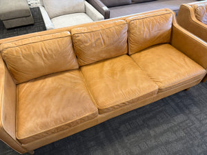 West Elm MCM Leather Sofa
