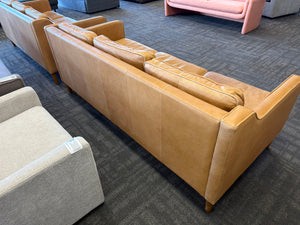 West Elm MCM Leather Sofa
