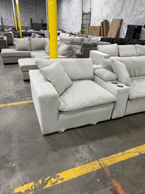 Gray 6Pc Cloud Sectional