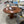 Large Round Wood Pedestal Dining Table with Lazy Susan
